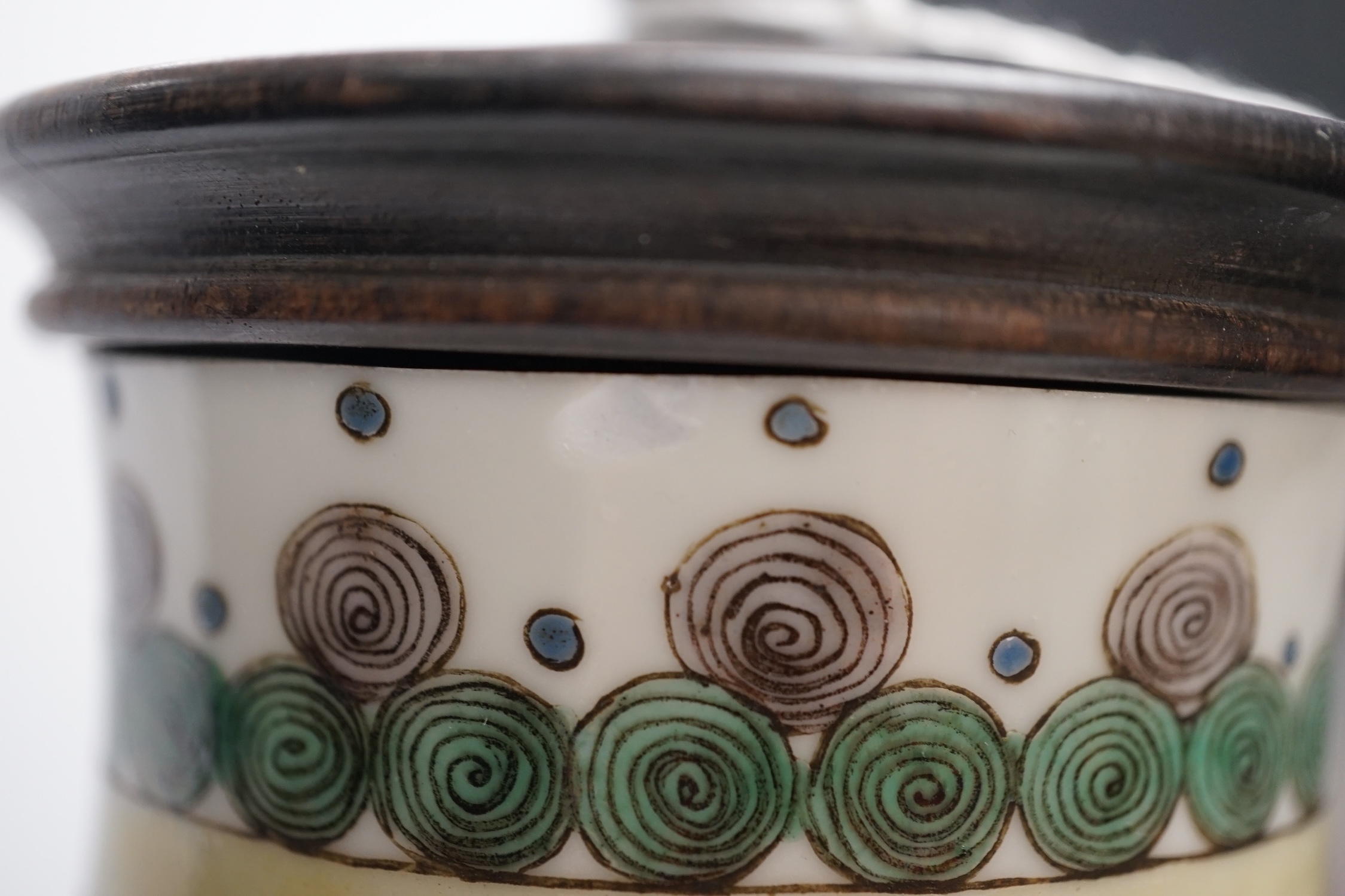 A large Chinese famille verte vase, late 19th century, neck reduced, 45cm
